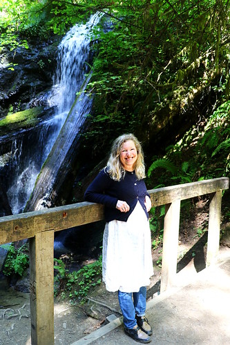 bridge kathy mendocinocounty redwoodcoast russiangulchstatepark waterfall