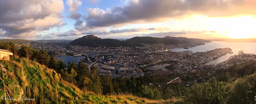 view city centre from fløyen hordaland norway is one mountains bergen fløyfjellet name mountain top it 399 m above sea level looking over melvin debono travel photography bellevue sky landscape road flickrtravelaward yourbestoftoday