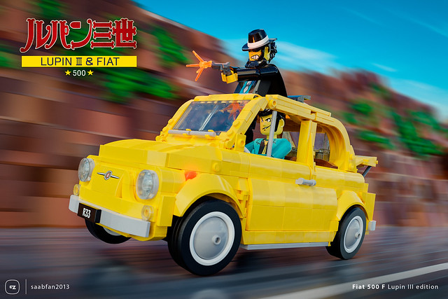 LEGO Fiat 500 F Lupin III edition