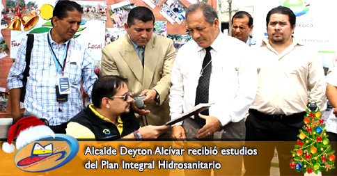 Alcalde Deyton AlcÃ­var recibiÃ³ estudios del Plan Integral Hidrosanitario