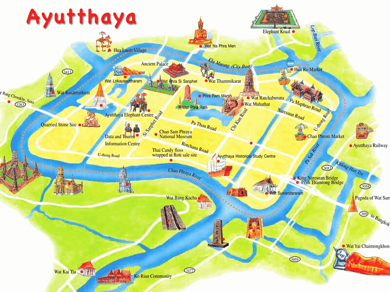 Ayutthaya, la antigua capital del reino - TAILANDIA POR LIBRE: TEMPLOS, ISLAS Y PLAYAS (39)