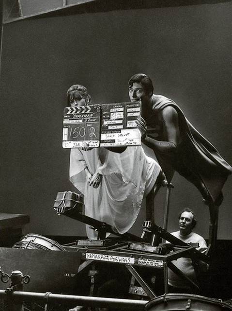 Superman - Backstage 4 - Margot Kidder and Christopher Reeve