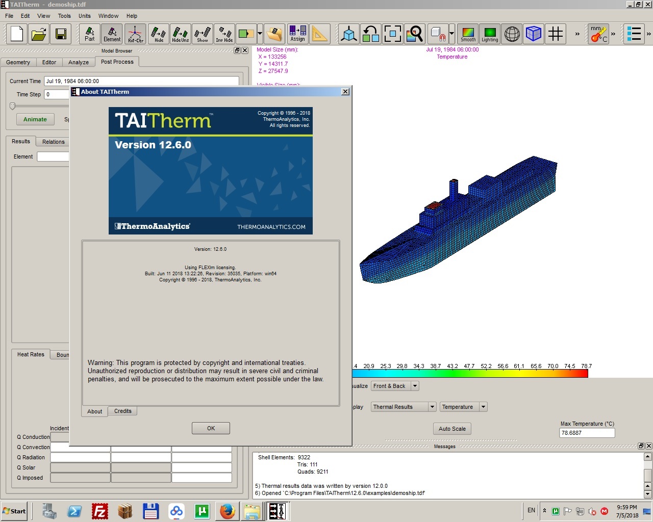 Working with ThermoAnalytics TAITherm 12.6.0 full license