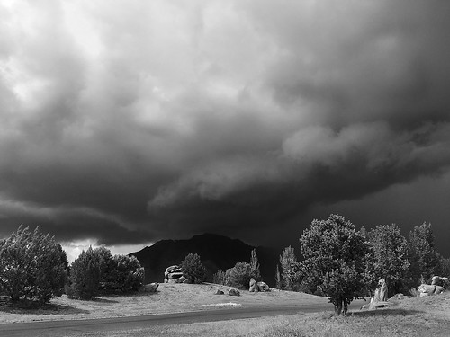 landscapes arizona clouds bw stormyclouds