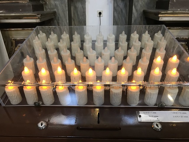 Candles, Shrine of the Our Lady of Nazare, Portugal