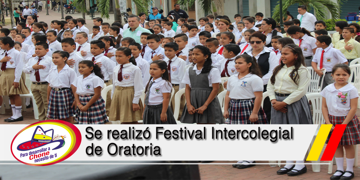 Se realizó Festival Intercolegial de Oratoria