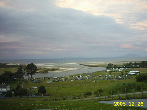 sunset sea newzealand sky holiday weather clouds view dusk cemetary estuary nz northland nz2005 nz05 waipu corralie jacqistravels flickrgiantsskies