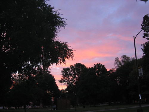 morning pink light sky color clouds sunrise virginia early dusk richmond