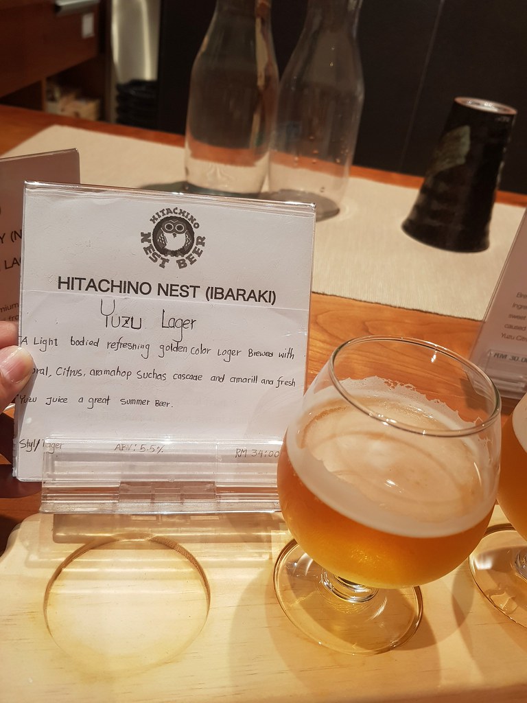 Yuzu Lager by Hitachino Nest (Ibakari) @ Takomi Craft Beer at Thr Japan Store KL Lot 10