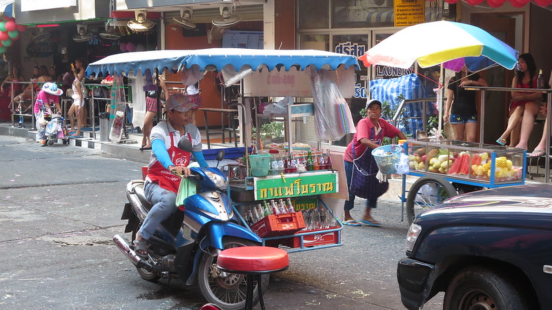 Thailand street vendors sell everything