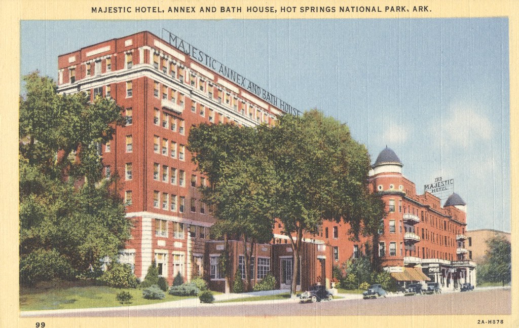 Majestic Hotel, Annex and Bath House - Hot Springs National Park, Arkansas