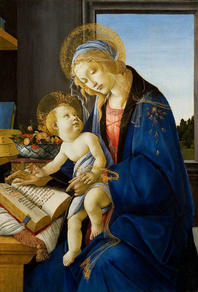 Sandro Botticelli - The Virgin and Child (The Madonna of the Book) (1480)