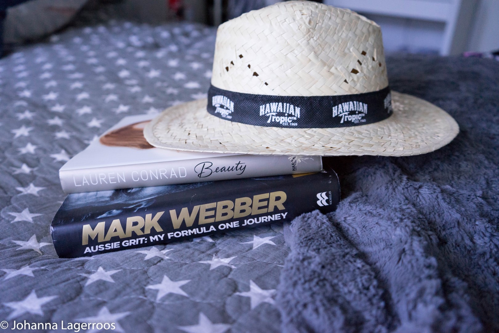 books and hat