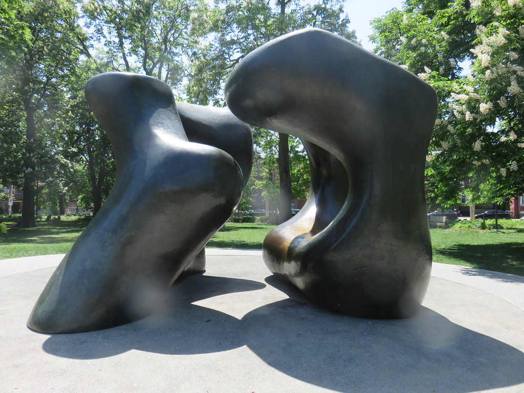 Henry Moore sculpture.