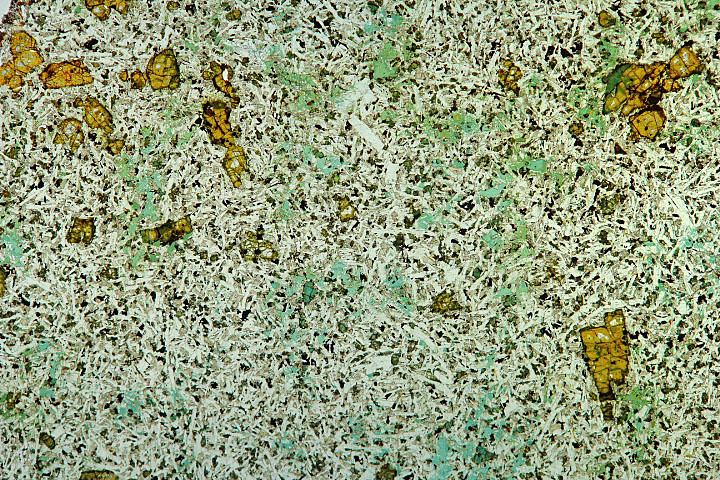 Ardnamurchan Olivine Basalt Thin Section Microscope Slide Geosec