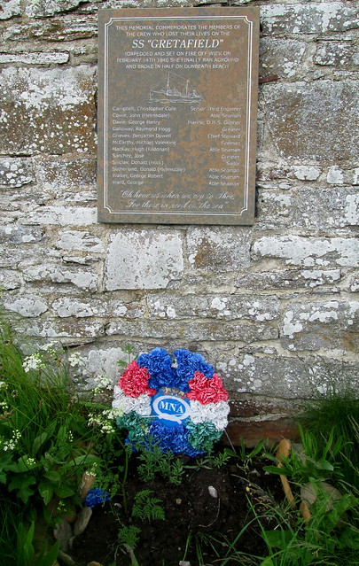 SS Gretafield Memorial, Dunbeath