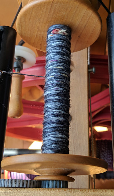 Tour de Fleece 2018 Day 2 - Into The Whirled Polwarth Silk Blended Top in 221b Colorway 2nd Singles 2
