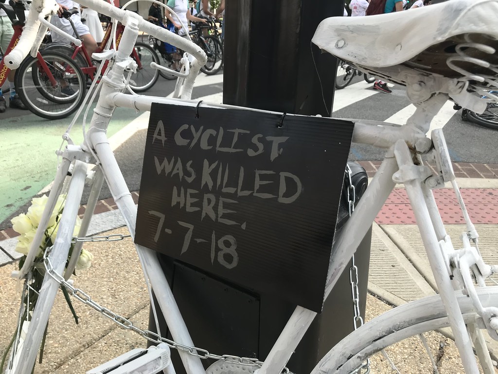 A cyclist was kiled here