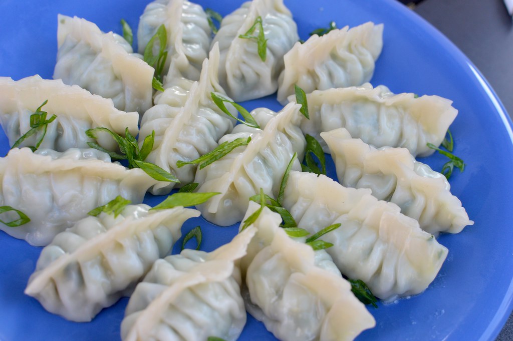 Pork and Chive Dumplings Recipe - Cooking with Team J