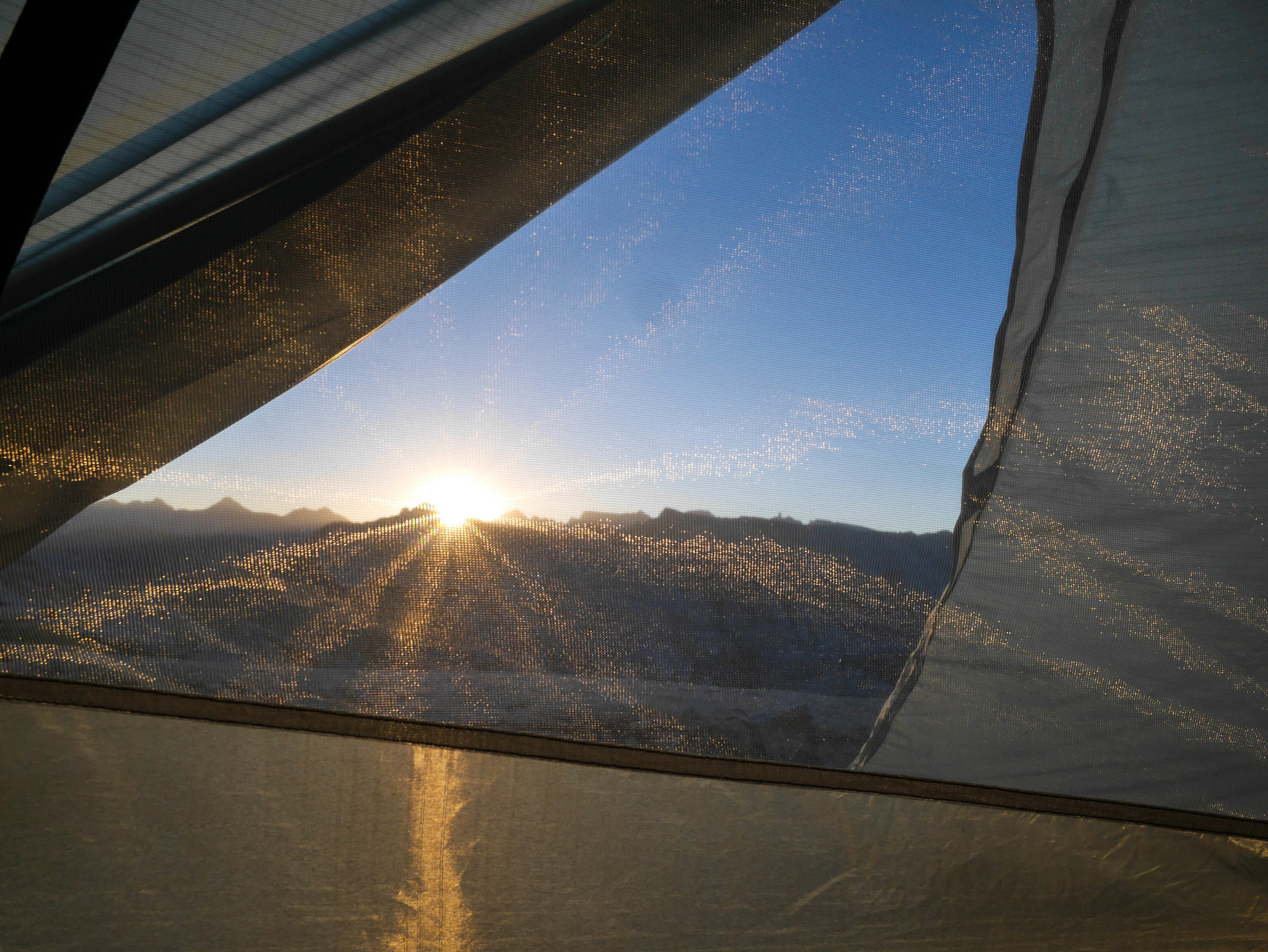 Sunrise over the Glacier Divide