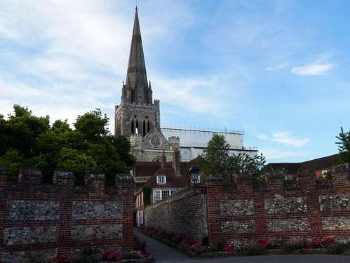 Chichester Cathedral from Canon Lane
