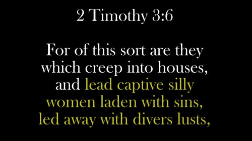 2 Timothy 3:6
