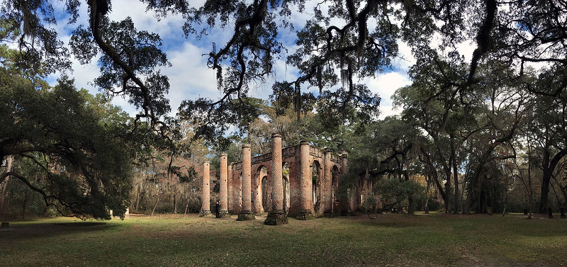 Church Ruins between Savannah and Charleston