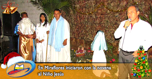 En Miraflores iniciaron con la novena al Niño Jesús