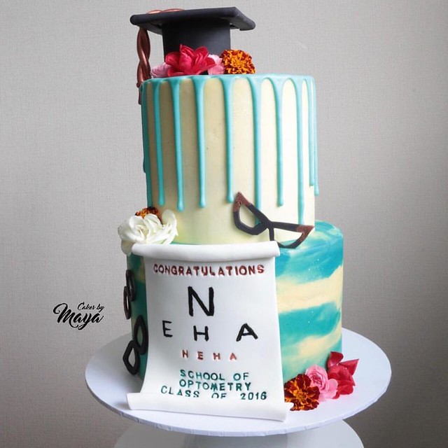 Optometry Graduation Cake from Cakes by Maya