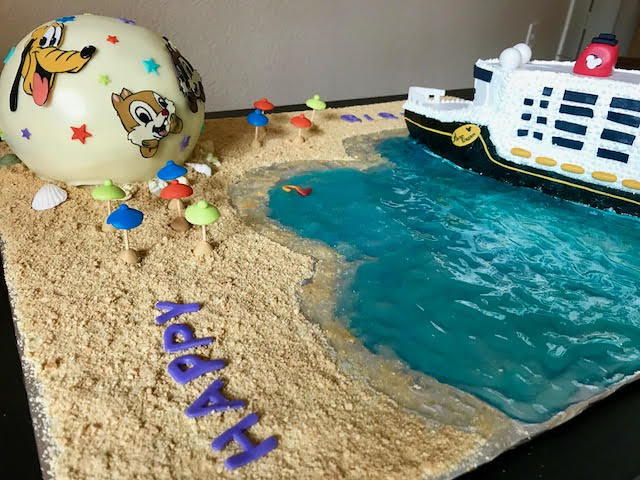 Castaway Cay with Disney Dream Cruise Cake by Deepa Gheewala