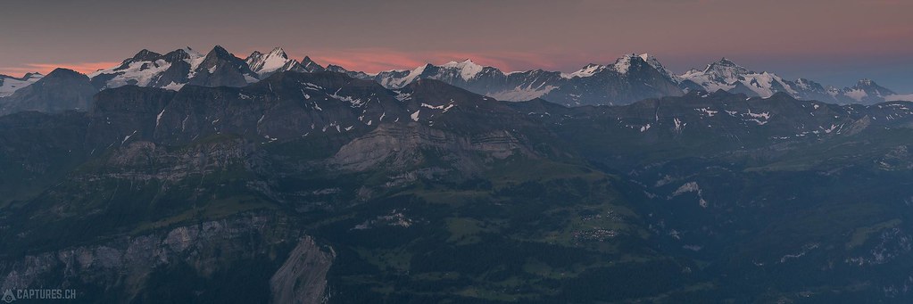 Dawn in the Bernese Alps - Brienzer Rothorn