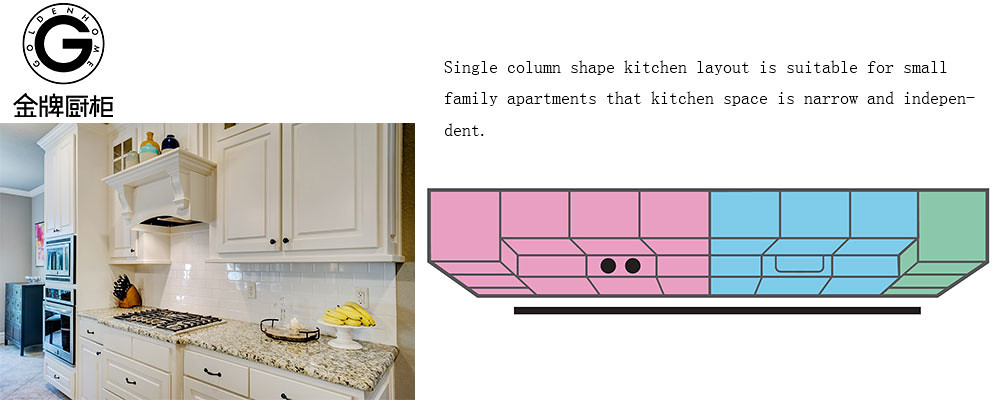 GoldenHome-Single-column-shape-kitchen-layout