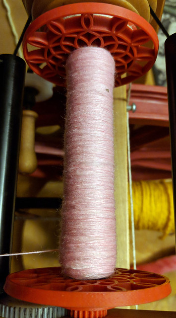 Tour de Fleece 2018 Day 17 - The First Draft Polwarth Silk in the Thomas Waith Is in Love Colorway More Singles