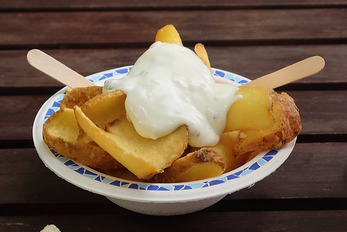 Kartoffelchips mit Remoulade
