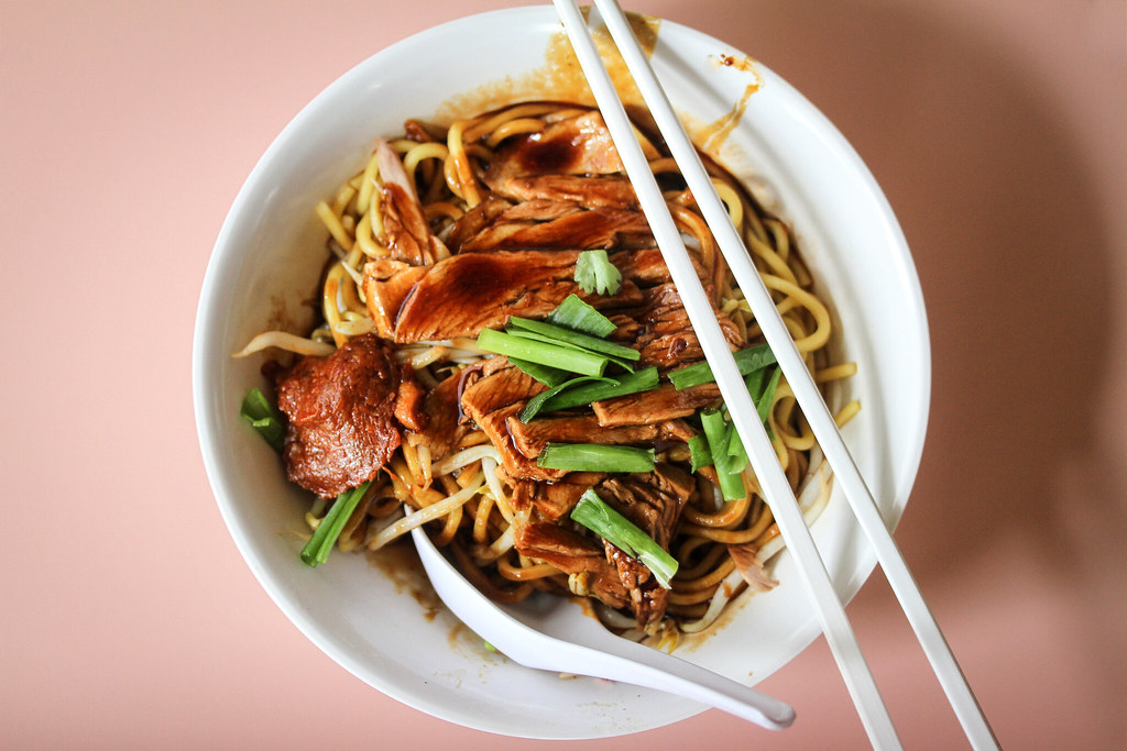 Chuan Kee Boneless Braised Duck Noodles (Top down)
