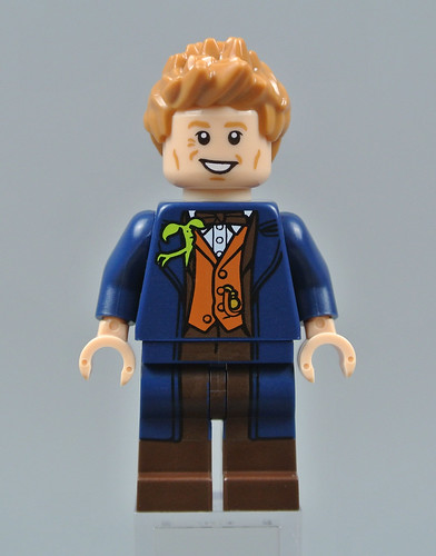 dual expression and hair + wands Percival Graves minifigure
