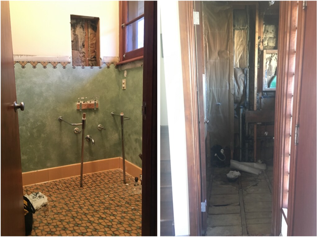 Front Hall + Bathroom (Demo) | Things I Made Today
