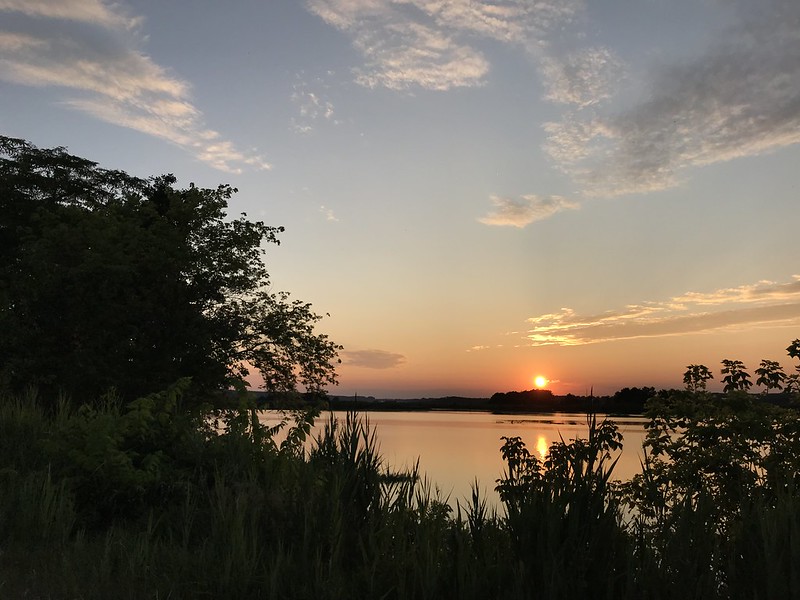 Sunset on the Illinois River