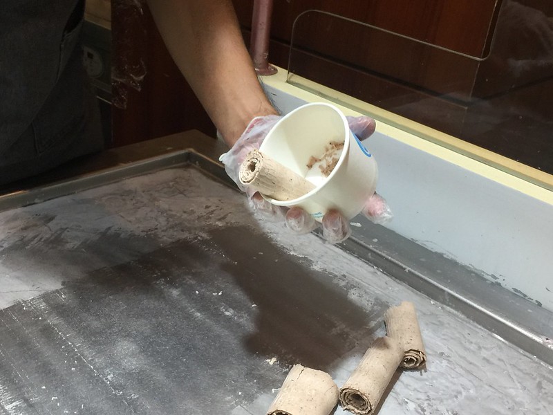Artisanal Rolled Ice Cream at Elait