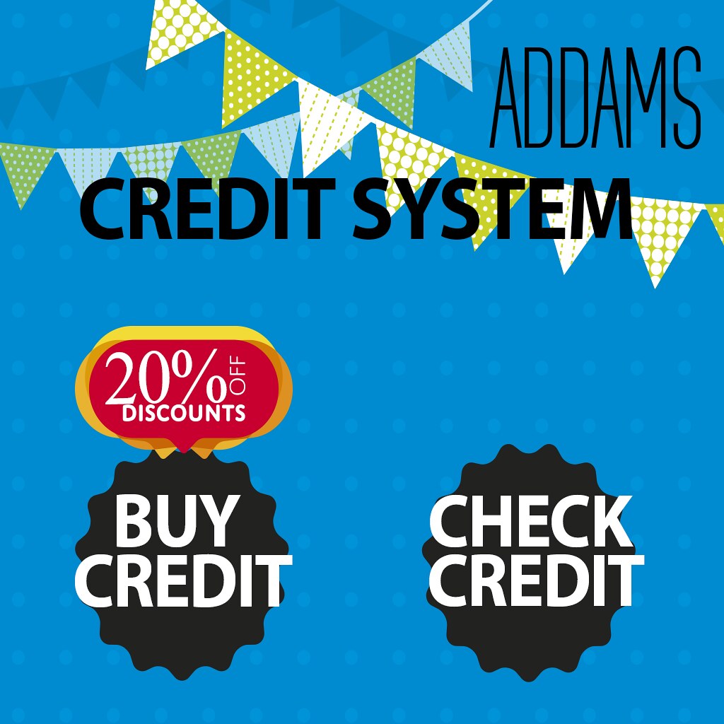 CREDIT SYSTEM AND GIVEAWAY