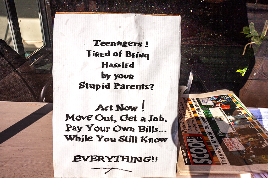 Teenagers! Tired of Being Hassled by your Stupid Parents--Chester