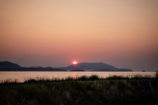 Skagit Sunset over Orcas Island-014