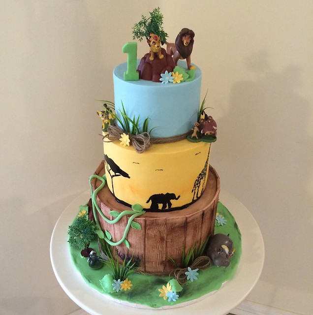 Jungle Birthday Cake from Cake by Hala