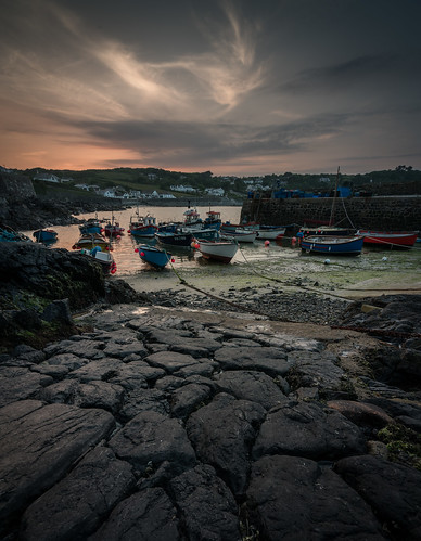 Sunset at Coverack - Explored