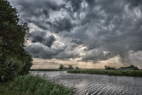 fryslân sun rain clouds holland netherlands sky wimscholte wmfotografen