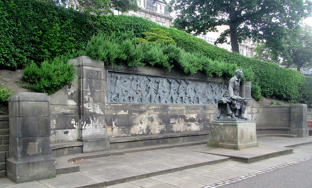 American War Memorial, Princes Street Gardens, Reverse View