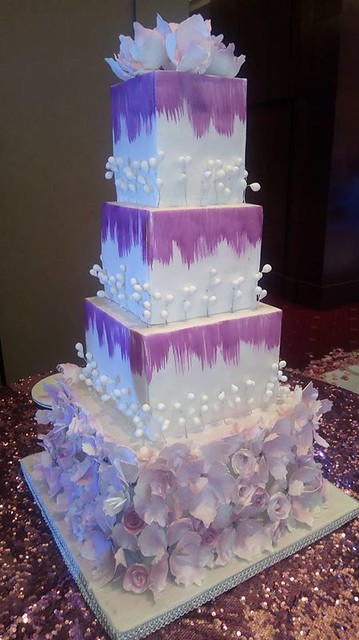 Floral Wedding Cake by Priscilla Mugerwa of Cilla's Oven