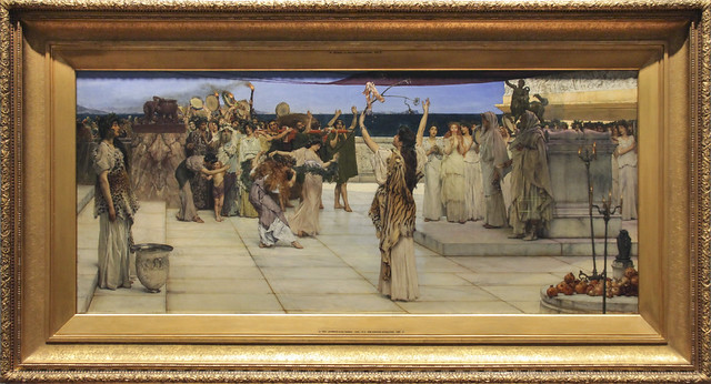 The Dedication to bacchus, Lawrence Alma-Tadema, 1889