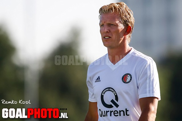 Dirk Kuyt traint Feyenoord o19 23-07-2018