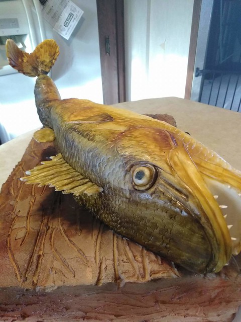 Walleye Fish Cake by Kayleigh Ibarra of CupKAYkes